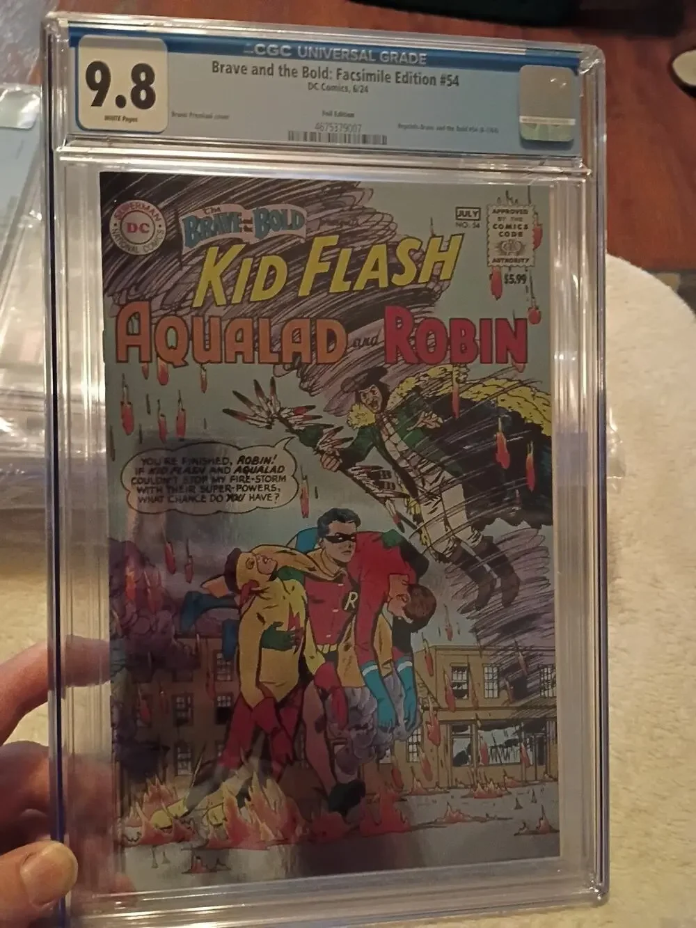 Brave and the Bold #54 FASCIMILE 1960 DC Comics CGC 9.8 1st app Teen Titans DC